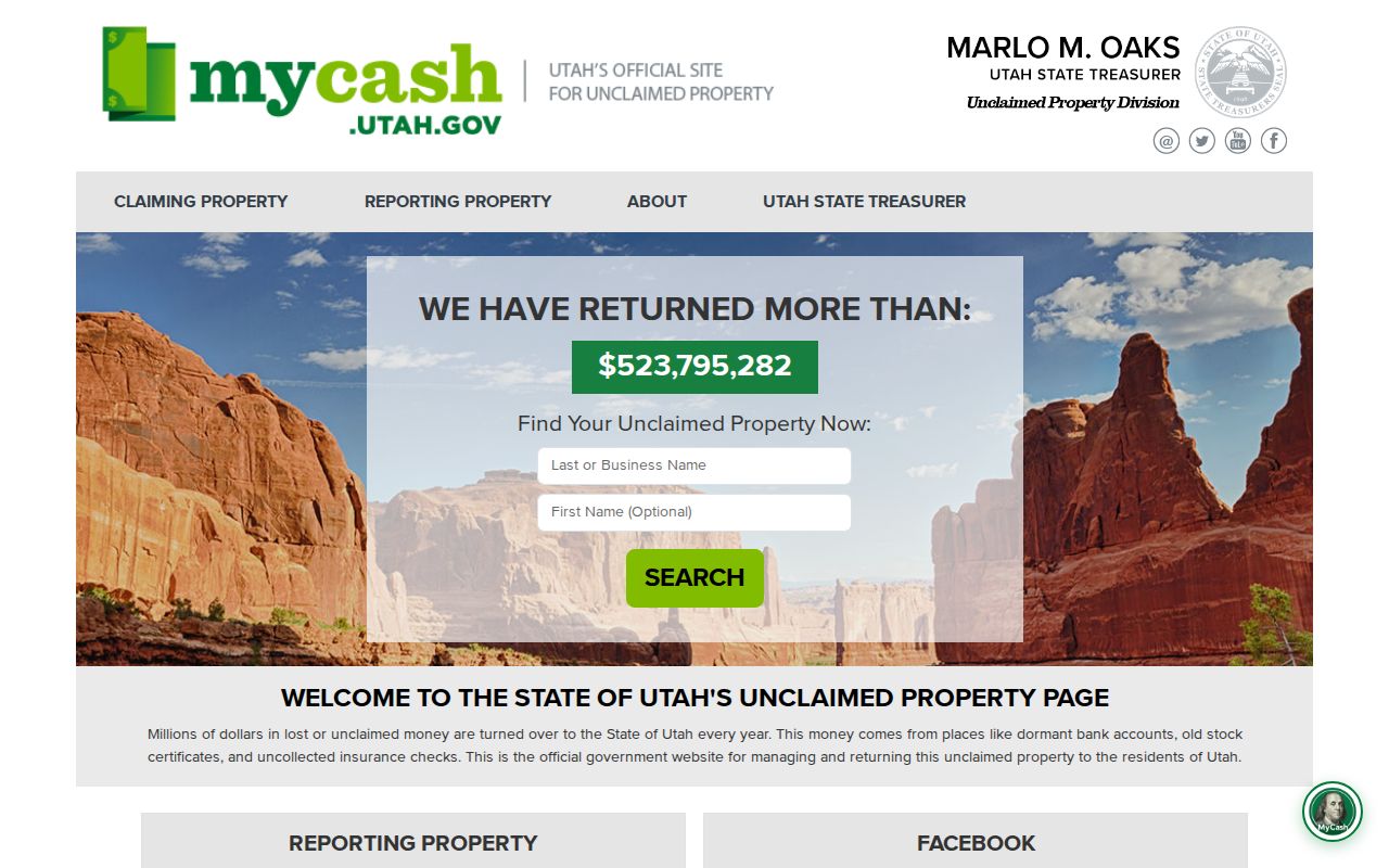 Kaysville people search using Utah Unclaimed Property